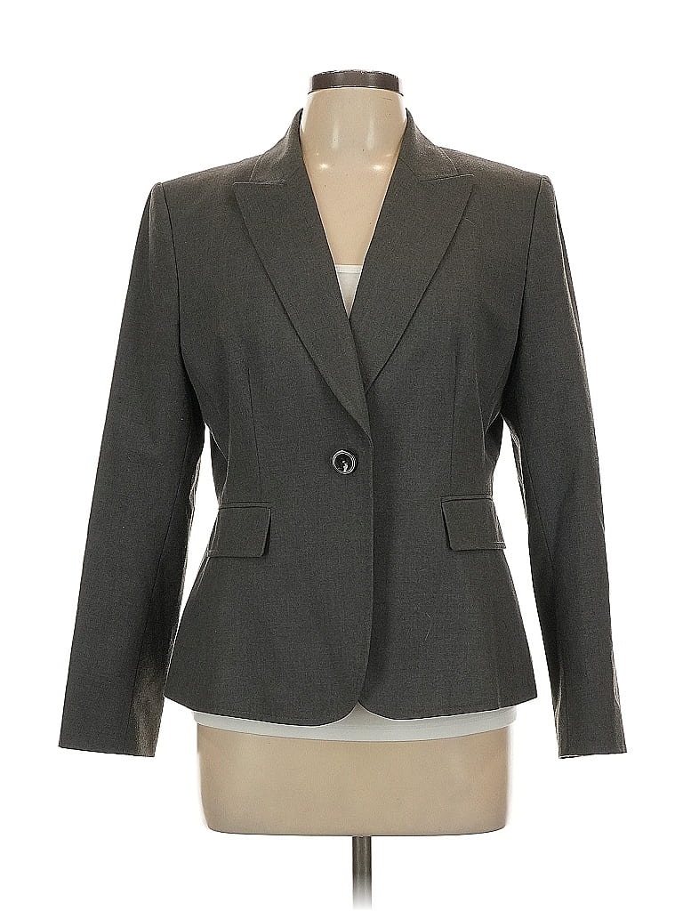 Pre-owned Tahari By Asl Blazer Jacket In Gray