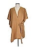 Ann Taylor LOFT 100% Acrylic Tan Poncho Size XS - Sm - photo 1