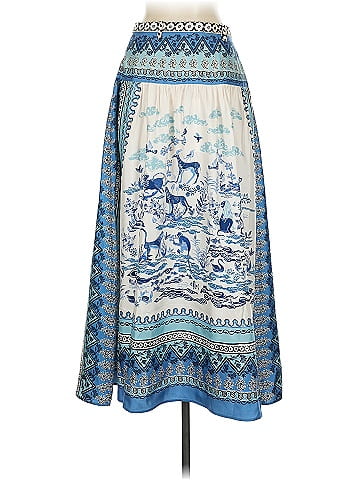 Saloni Silk Skirt (view 2)