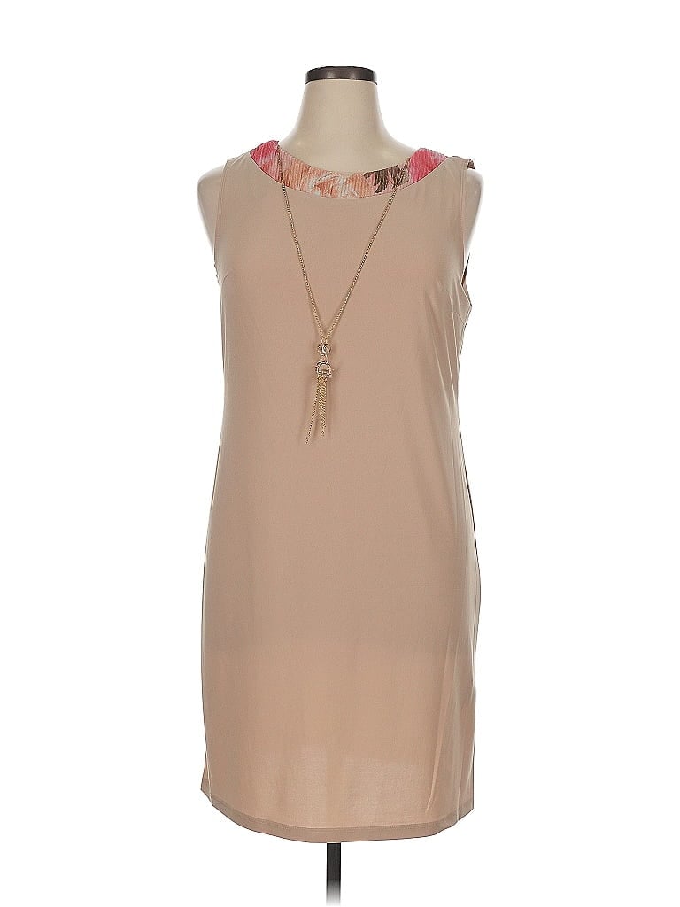 R & M Richards Casual Dress In Brown