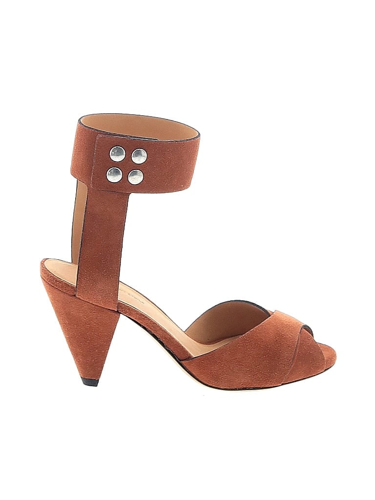 Étoile Isabel Marant Color Block Orange Brown Heels Size EU 36 - photo 1