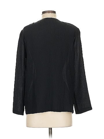 Jessica Holbrook Long Sleeve Silk Top (view 2)