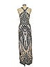 Hale Bob Graphic Silver Cocktail Dress Size L - photo 2