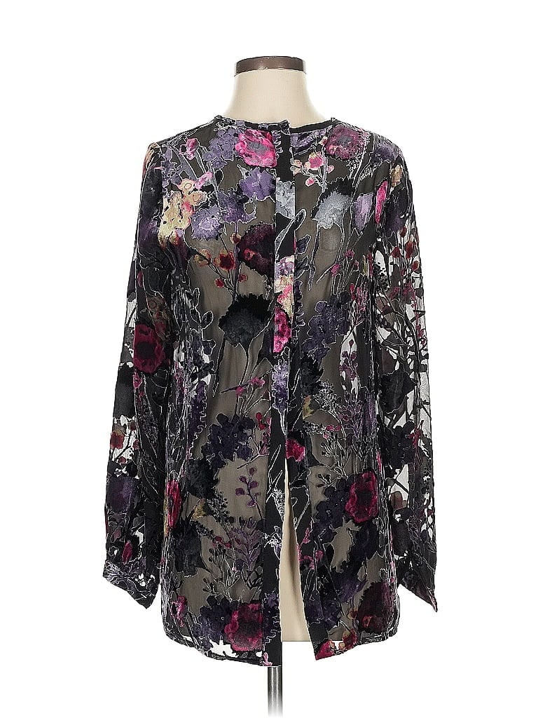 Haute Hippie Purple Silk Cardigan Size S - photo 1