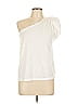 St.ROCHE 100% Supima Cotton White Short Sleeve Top Size L - photo 1