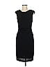 David Meister Solid Black Cocktail Dress Size 6 - photo 1