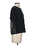 Koral Black Short Sleeve Top Size S - photo 4