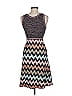 M Missoni Chevron-herringbone Teal Blue Casual Dress Size EU (IT) 42 / US 6 - photo 2