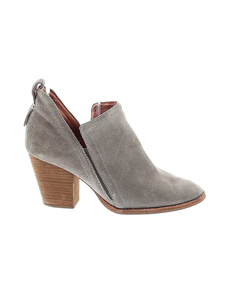 Jeffrey Campbell Gray Ankle Boots Size 8 - photo 1