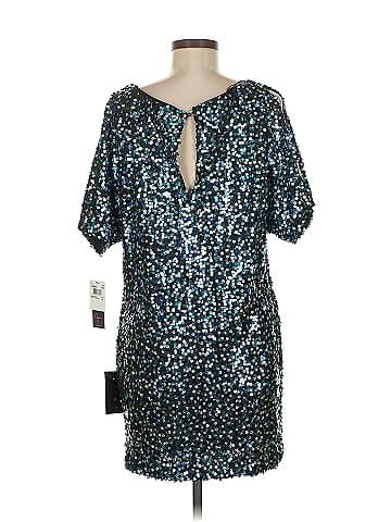 Aqua Cocktail Dress (view 2)