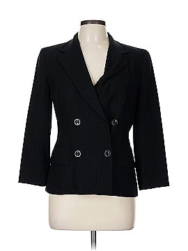 Lauren by Ralph Lauren Stripes Blue Blazer Size 12