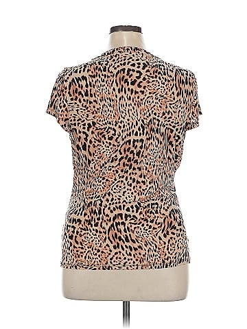 INC International Concepts Short Sleeve Blouse (view 2)