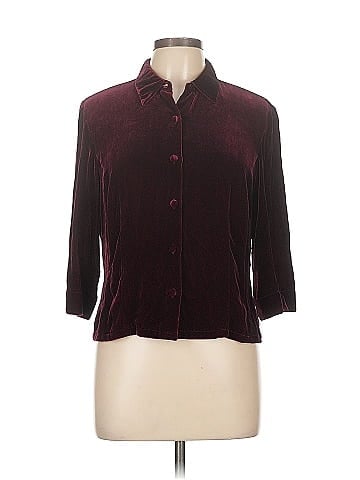 Ann Taylor 3/4 Sleeve Button-Down Shirt (view 1)