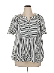 Terra & Sky Short Sleeve Blouse