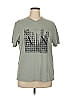 Armani Exchange Print Gray Short Sleeve T-Shirt Size XL - photo 1