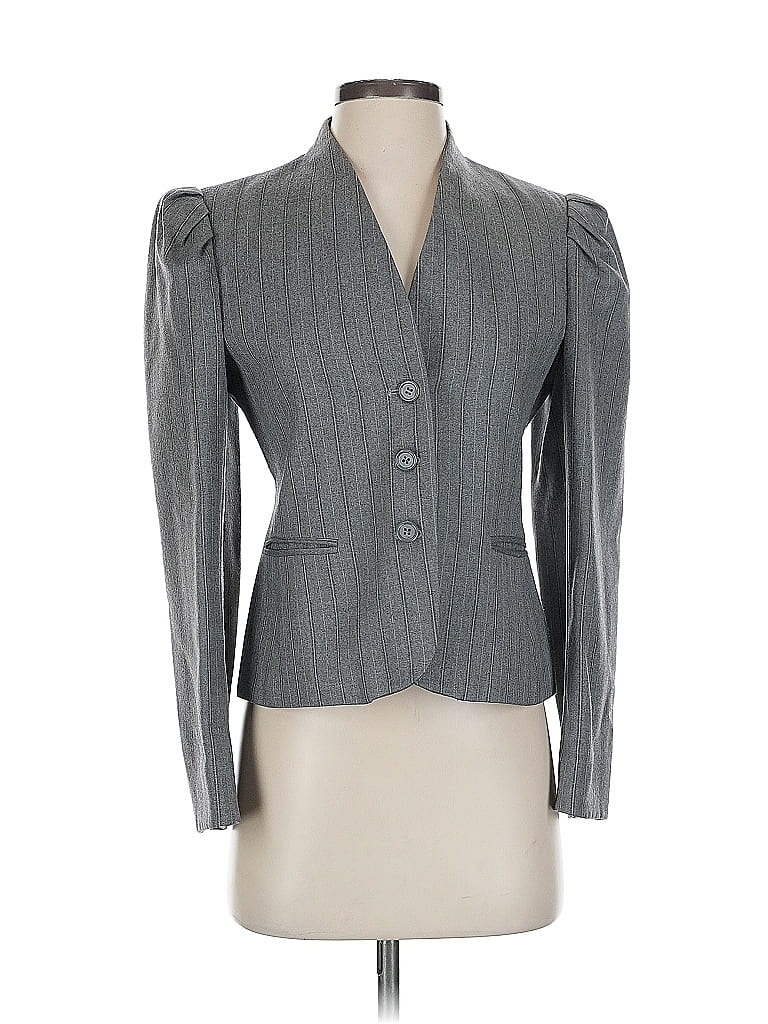 Pre-owned Le Nouveau Ne' Blazer Jacket In Gray