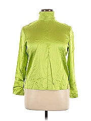 Linda Allard Ellen Tracy Long Sleeve Silk Top
