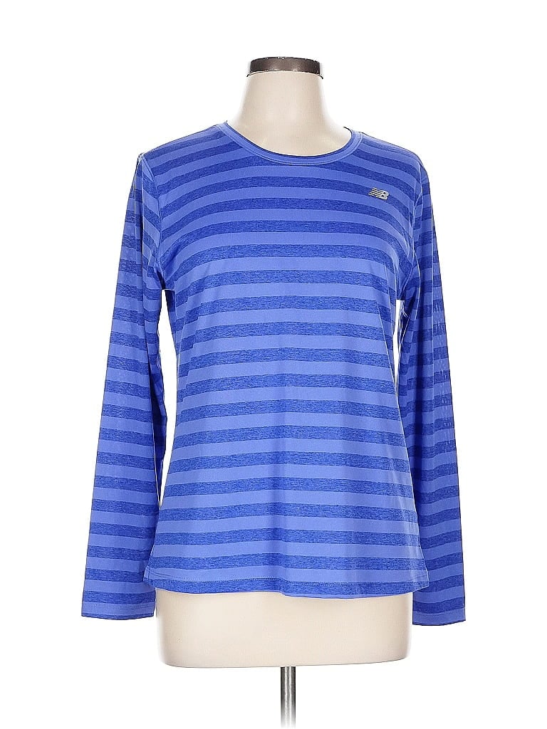 Click to view more detailed imagery on our partner's website Pre-owned New Balance Long Sleeve T-shirt In Blue
