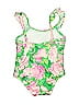 Janie and Jack Floral Green One Piece Swimsuit Size 6-12 mo - photo 2