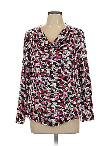 Doncaster Collection Long Sleeve Silk Top (view 1)
