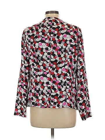 Doncaster Collection Long Sleeve Silk Top (view 2)