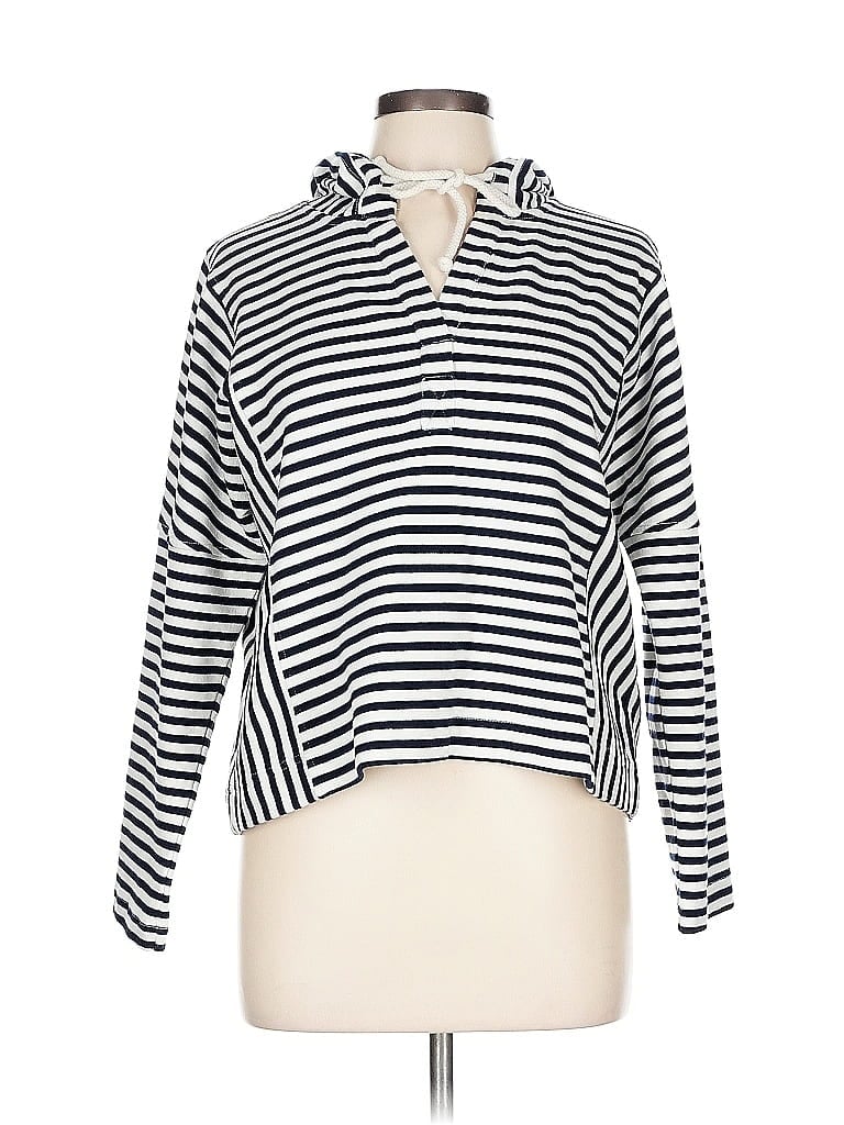 Pre-owned Jane And Delancey Pullover Hoodie In White