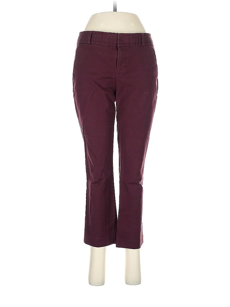 Pre-owned Banana Republic Factory Store Casual Pants In Burgundy