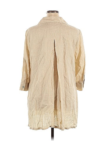 Foxcroft 3/4 Sleeve Button-Down Shirt (view 2)