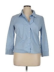 New York & Company 3/4 Sleeve Button Down Shirt
