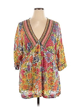 Johnny Was 3/4 Sleeve Blouse