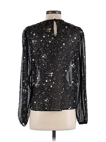 Aqua Long Sleeve Blouse (view 2)