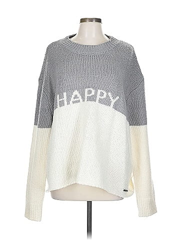 Peace Love World Pullover Sweater (view 1)