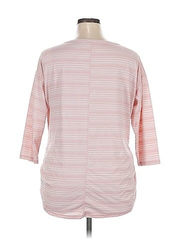 T by Talbots 3/4 Sleeve T-Shirt (view 2)