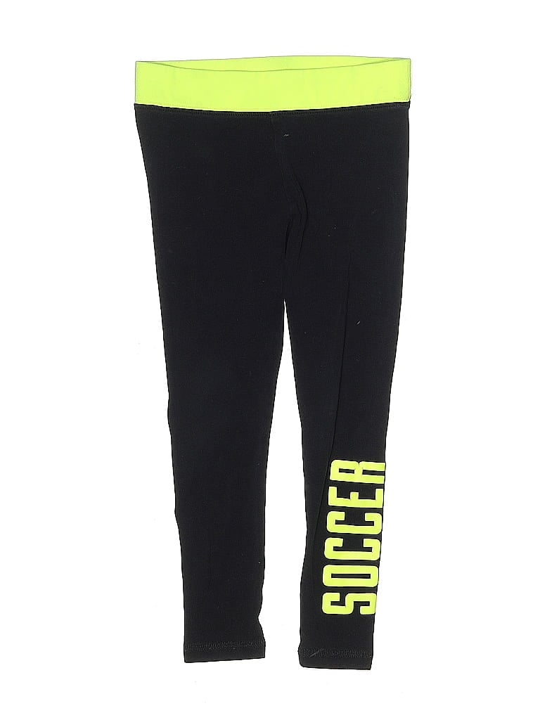 Justice Black Active Pants Size 5 (big kids) - photo 1