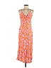 Faithfull the Brand 100% Rayon Orange Casual Dress Size 6 - photo 1