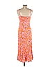 Faithfull the Brand 100% Rayon Orange Casual Dress Size 6 - photo 2