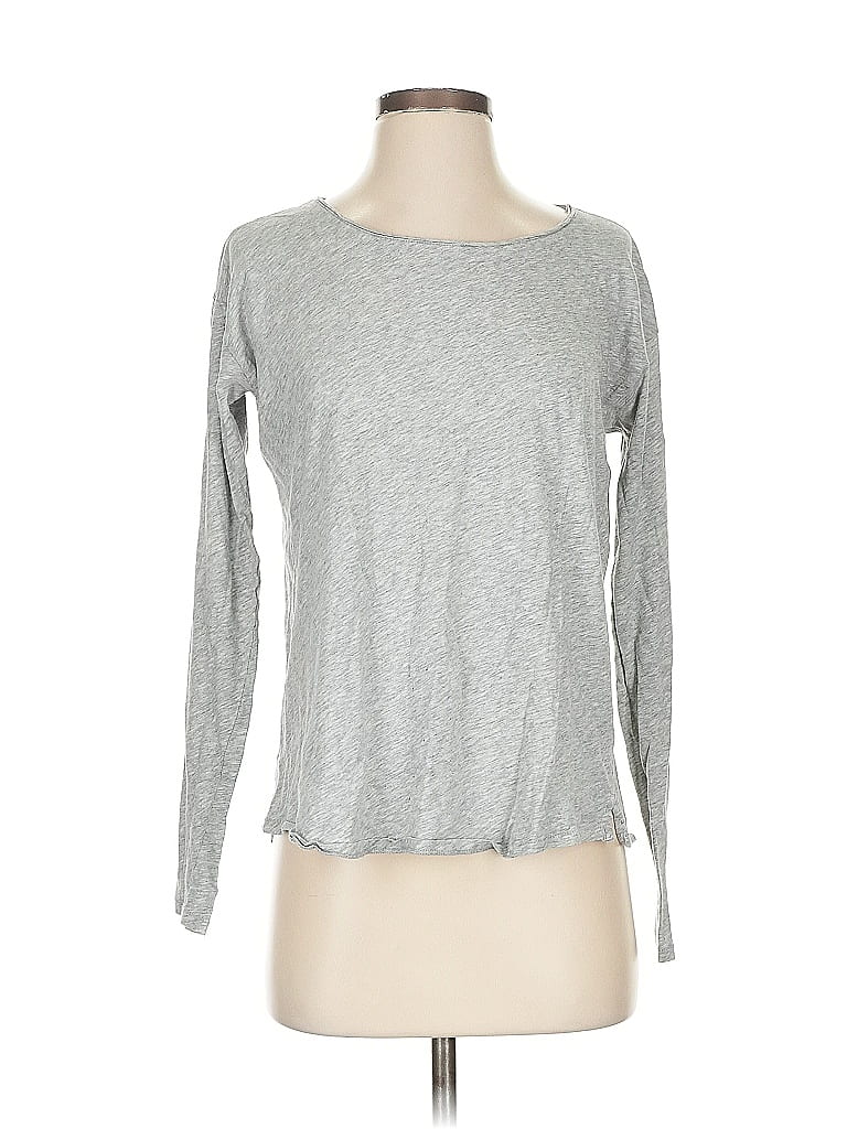 Pre-owned Rag & Bone Long Sleeve T-shirt In Gray