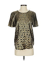 Equipment Short Sleeve Silk Top