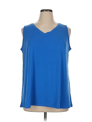 Susan Graver Sleeveless T-Shirt (view 1)