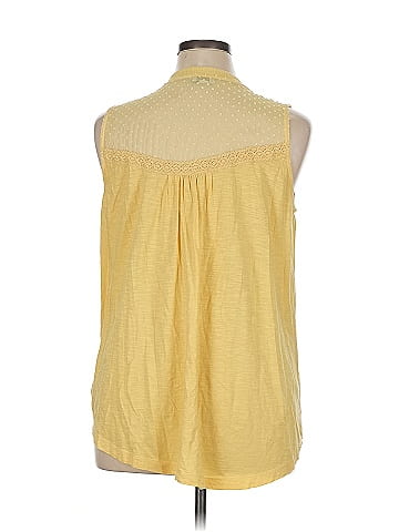 LOGO by Lori Goldstein Sleeveless Blouse (view 2)