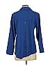 Habitat Blue 3/4 Sleeve Button-Down Shirt Size S - photo 2