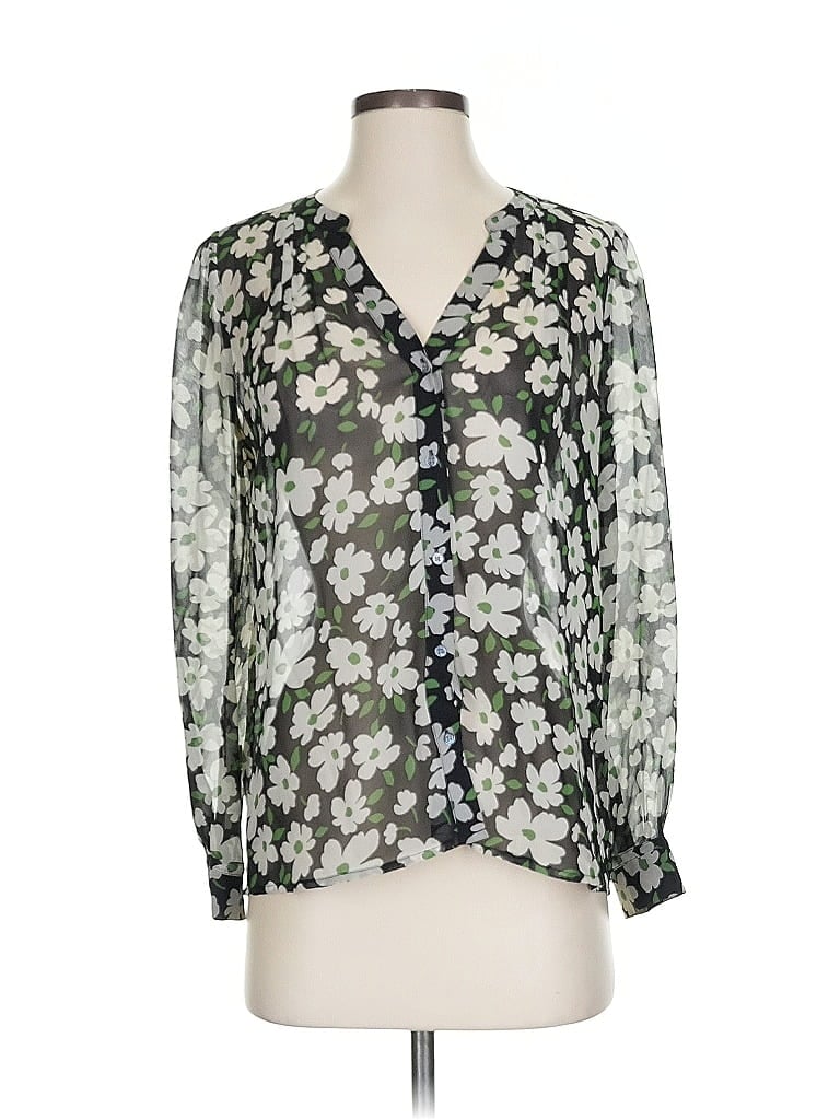 Click to view more detailed imagery on our partner's website Pre-owned Joie 3/4 Sleeve Blouse In Green