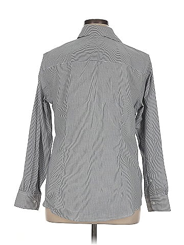 Jones New York Signature Long Sleeve Button-Down Shirt (view 2)