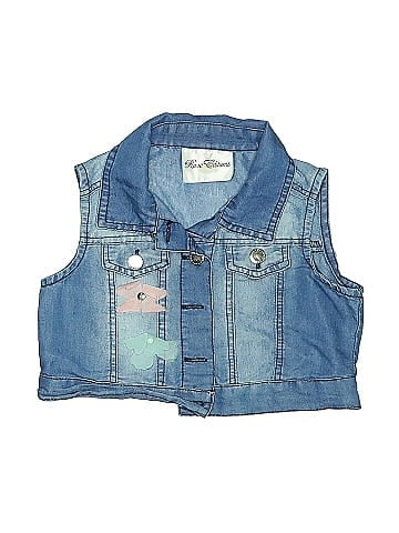 Rare Editions Sleeveless Button-Down Shirt (view 1)