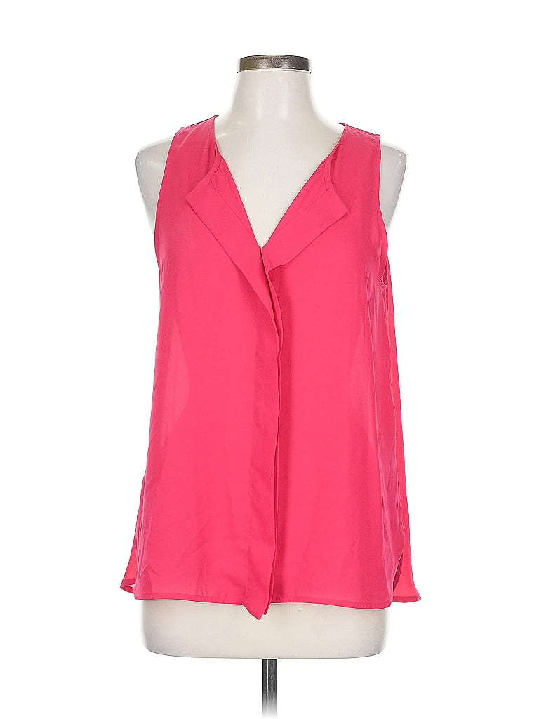 Pre-owned Carolina Belle Sleeveless Blouse In Pink