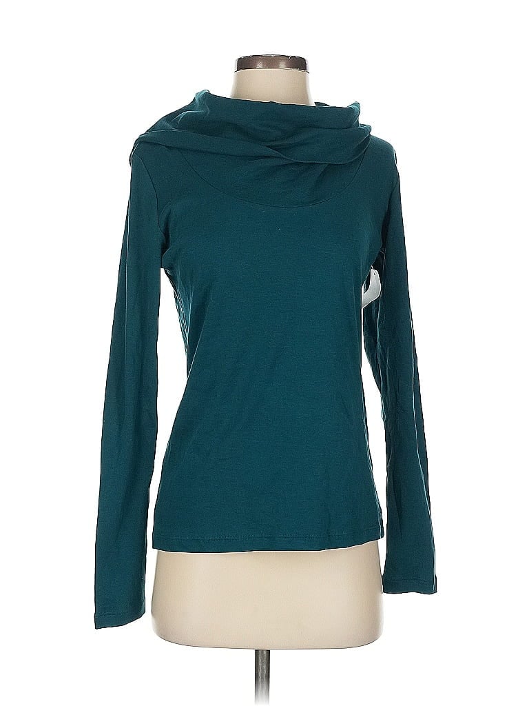 Peruvian Connection Teal Long Sleeve Turtleneck Size S - photo 1
