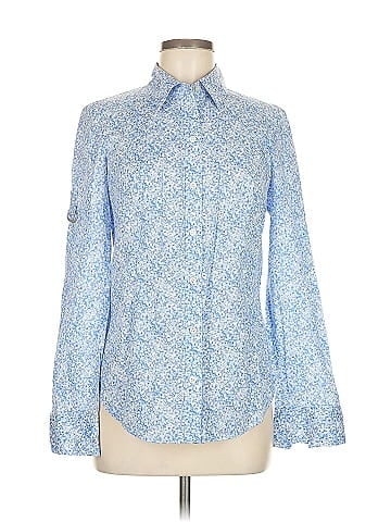 Ann Taylor Long Sleeve Button-Down Shirt (view 1)
