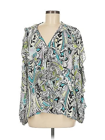 Black Label by Chico's Long Sleeve Blouse (view 1)