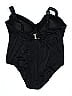 Swimsuits for all Graphic Black One Piece Swimsuit Size 30 - photo 2
