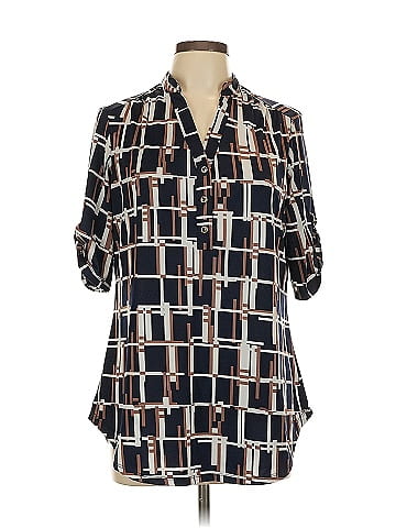Perseption Concept 3/4 Sleeve Blouse (view 1)